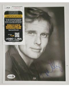 Ron Ely TARZAN SHOW, DOC SAVAGE signed 8x10 WITH JSA COA # G01