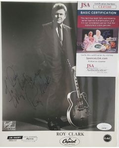 Roy Clark HEE HAW signed w/JSA COA "TO RON" # G02