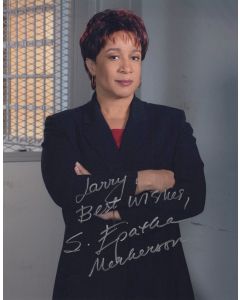 S. Epatha Merkerson LAW AND ORDER TV DRAMA (TO LARRY) Signed 8x10 #1