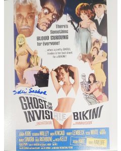 Salli Sachse RIP GHOST IN THE INVISIBLE BIKINI signed 8x10 # G17