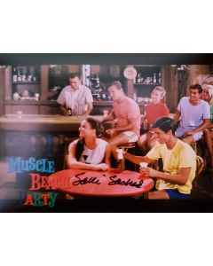 Salli Sachse RIP MUSCLE BEACH PARTY signed 8x10 # G21