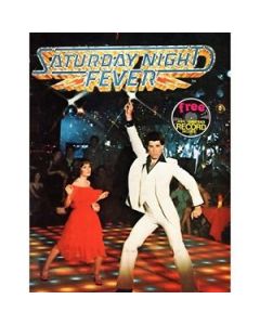 Saturday Night Fever 1977 original movie program with record