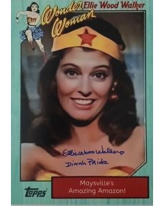 Ellie Wood Walker WONDER WOMAN signed 8x10 # G03