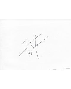 Sean Moran Rams signed album page/card 