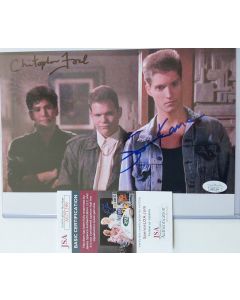 Sean Kanan & Stephen Ford KARATE KID 2 W/ JSA COA 8X10