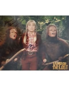 LAND OF THE LOST Signed by 3 Kathy Coleman, Sharon Baird, Joe A Giamalva 8x10 #7