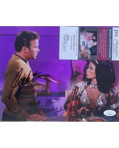 William Shatner & France Nuyen Star Trek Signed 8X10 Photo w/ JSA COA #2