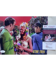 William Shatner & Shari Nims Star Trek Signed 8X10 Photo w/ JSA COA