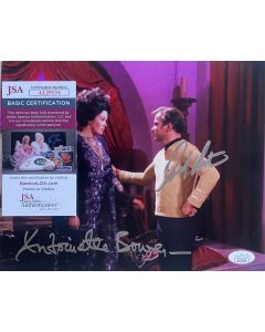 William Shatner & Antoinette Bower Star Trek Signed 8X10 Photo w/ JSA COA #2