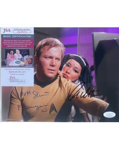 William Shatner & France Nuyen Star Trek Signed 8X10 Photo w/ JSA COA #3