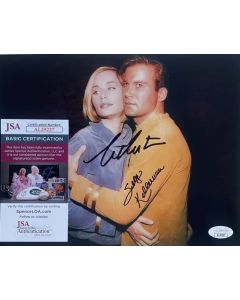 William Shatner & Sally Kellerman RIP Star Trek Signed 8X10 Photo w/ JSA COA #3