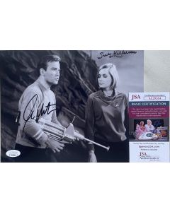William Shatner & Sally Kellerman RIP Star Trek Signed 8X10 Photo w/ JSA COA #2