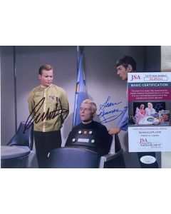 William Shatner & Sean Kenney Star Trek Signed 8X10 Photo w/ JSA COA