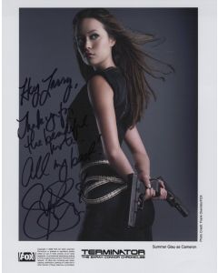 Summer Glau TERMINATOR, FIREFLY (TO LARRY) Signed 8x10 #1