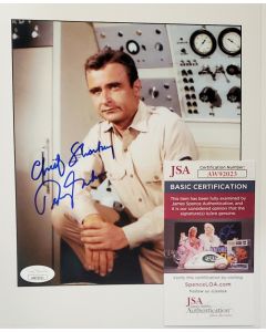 Terry Becker VOYAGE TO THE BOTTOM OF THE SEA signed 8x10 W/JSA # G01