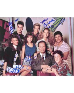 Saved by the Bell '89 signed by 4 Tiffany, Ed, Lark + Original signed 8X10 Photo