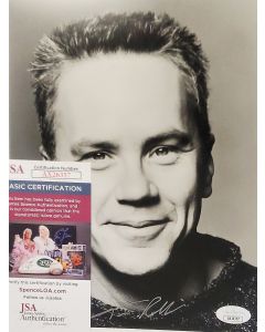 Tim Robbins SHAWSHANK REDEMPTION, MYSTIC RIVER signed 8x10 # G01