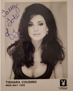 Tishara Cousino PLAYBOY PLAYMAT MISS MAY 1999 8x10 Signed Photo