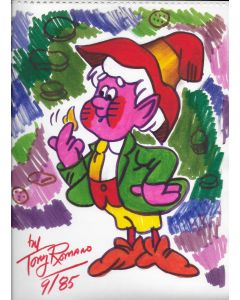 Tony Romano Keebler Art Original Autographed 11X14 print photo