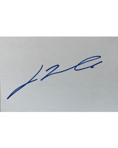John Travolta GREASE, PULP FICTION Original Autographed Index Card