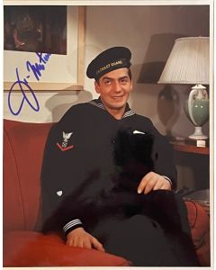 Victor Mature (COAST GUARD UNIFORM) SAFARI, ZARAK Original signed 8X10 photo