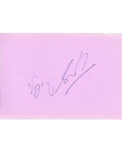 Vijay Singh golfer signed album page/card 