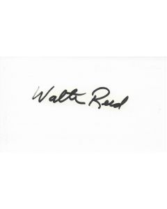 Walter Reid signed album page/card