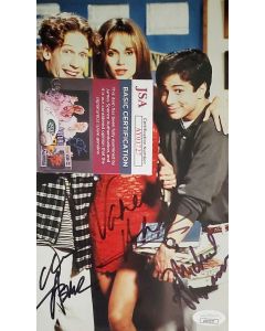 Vanessa Angel, Chris Asher, Michael Manasseri WEIRD SCIENCE TV SHOW signed by all 3! 8x10 w/JSA # G01