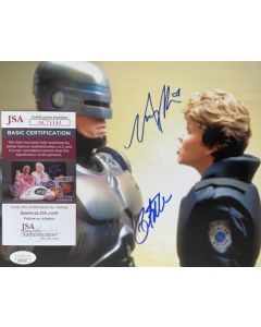 Peter Weller & Nancy Allen Robocop 8x10 W/Jsa